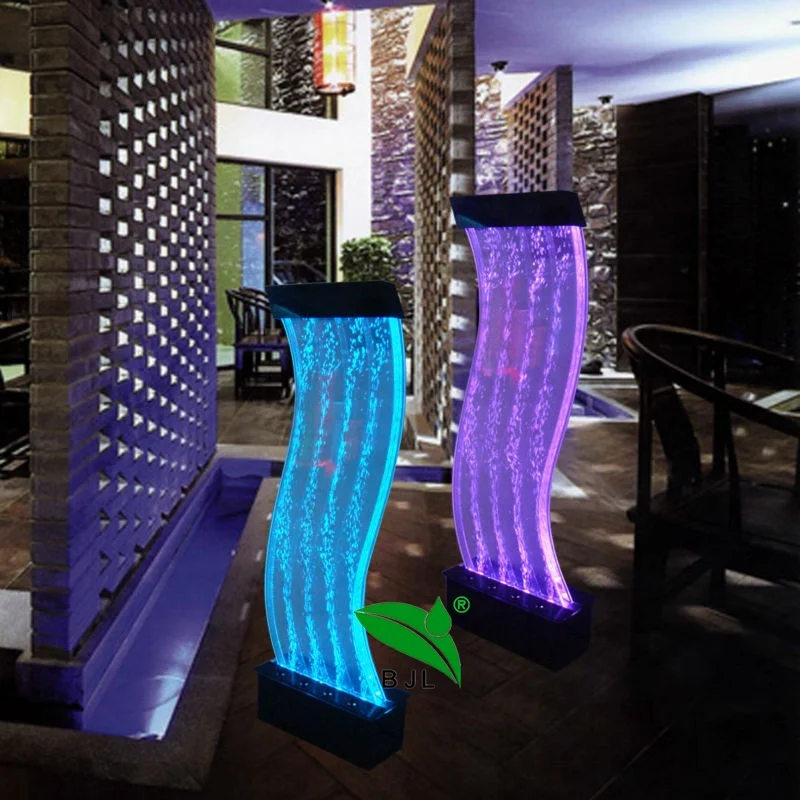 

Customization.Restaurant Decorative Partition Wall LED Dancing Bubble Water Wall