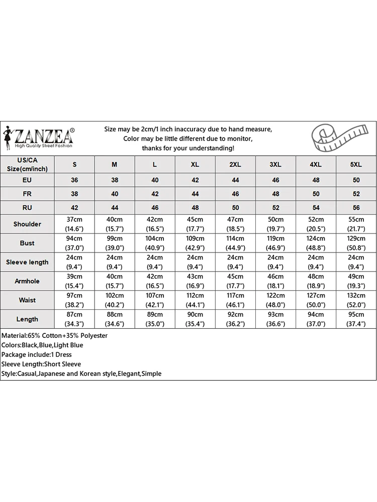 ZANZEA na co dzień dekolt z klapami Mini sukienka koreańska moda koszula dżinsowa sukienka 2024 lato z krótkim rękawem Sundress moda damska