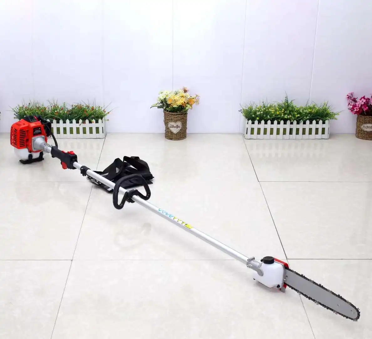 

1.5M 1E34F Power High Branch Saw 25.4CC Lawn Mower High Altitude Branch Pruner Gasoline Telescopic Garden Tool