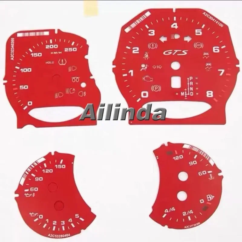 Papier Macan Brodé pour Porsche, Panneau Prada, Modification, 718