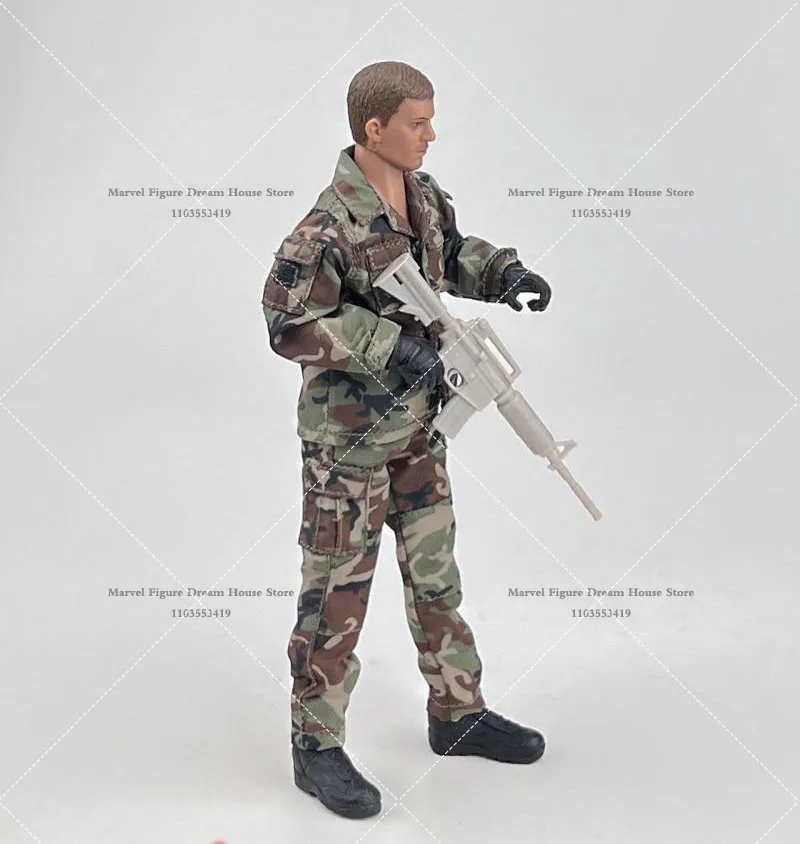 CCN1214 CCN1216 1/12 Scale Splicing Type Jungle Camfoulage Tactical Combat Uniform Pocket Military for 6Inch Action Figure