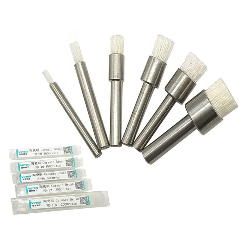Veyer-escova de Limpeza de Superfície de Metal Escova de Broca Remoção de Ferrugem Cerâmica Cnc Polonês Cnc Escova de Rebarbação para Alumínio