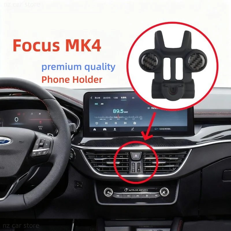 

For Ford Focus MK4 2019-2023 Phone Holder Focus3 premium quality Car Accessories Console Air Vent Mounts Phone Holder Bracket