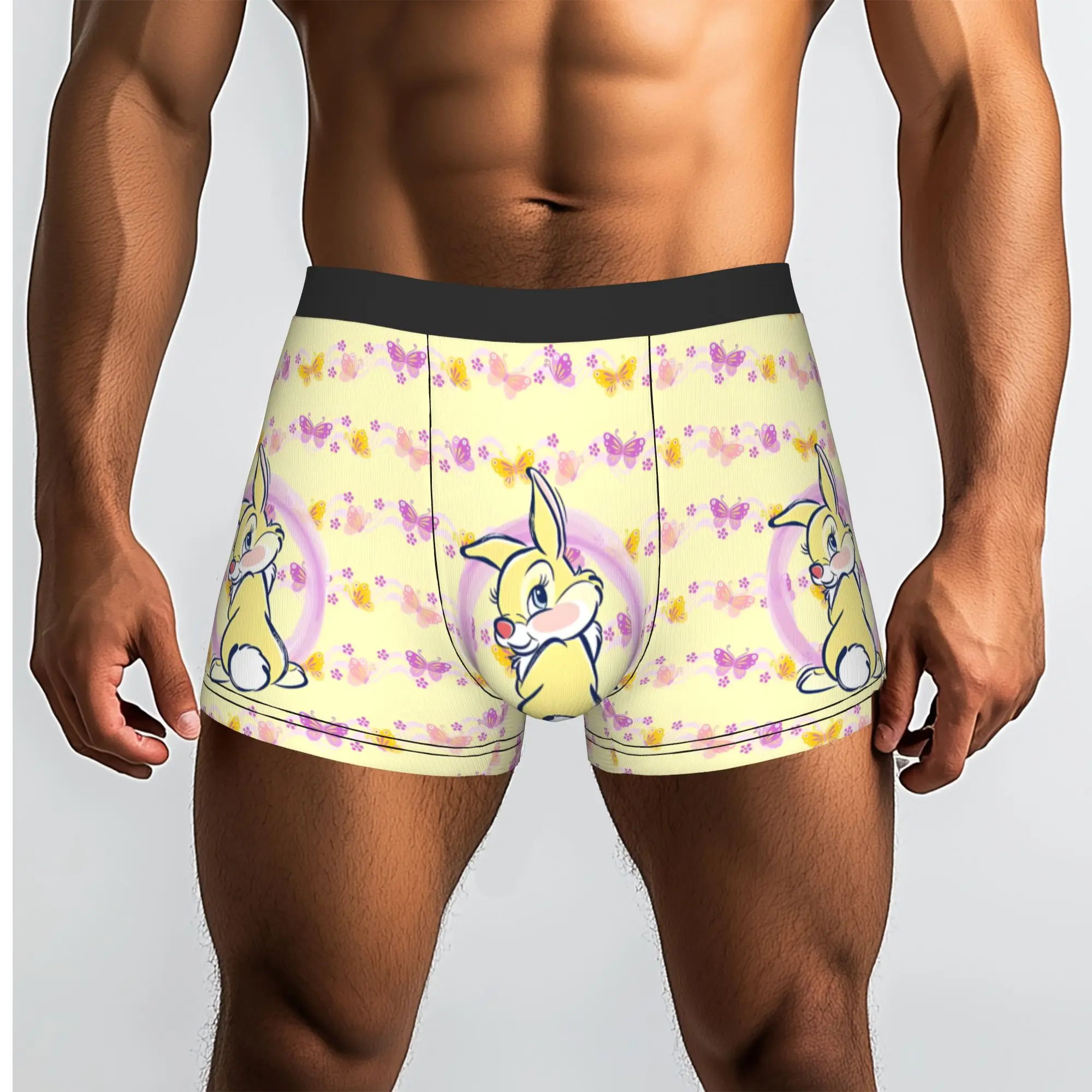 Custom B-Bambies Anime Underwear Men Stretch  Boxer Briefs Shorts Panties Soft Underpants For Homme
