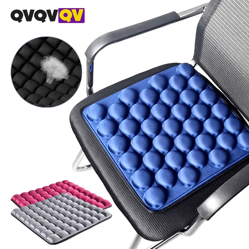 3D Air Cushion for Office Chair Car Seat Air Seat Cushion Back Cushion for Relieving Back Sciatica Tailbone Pain Seat Pad