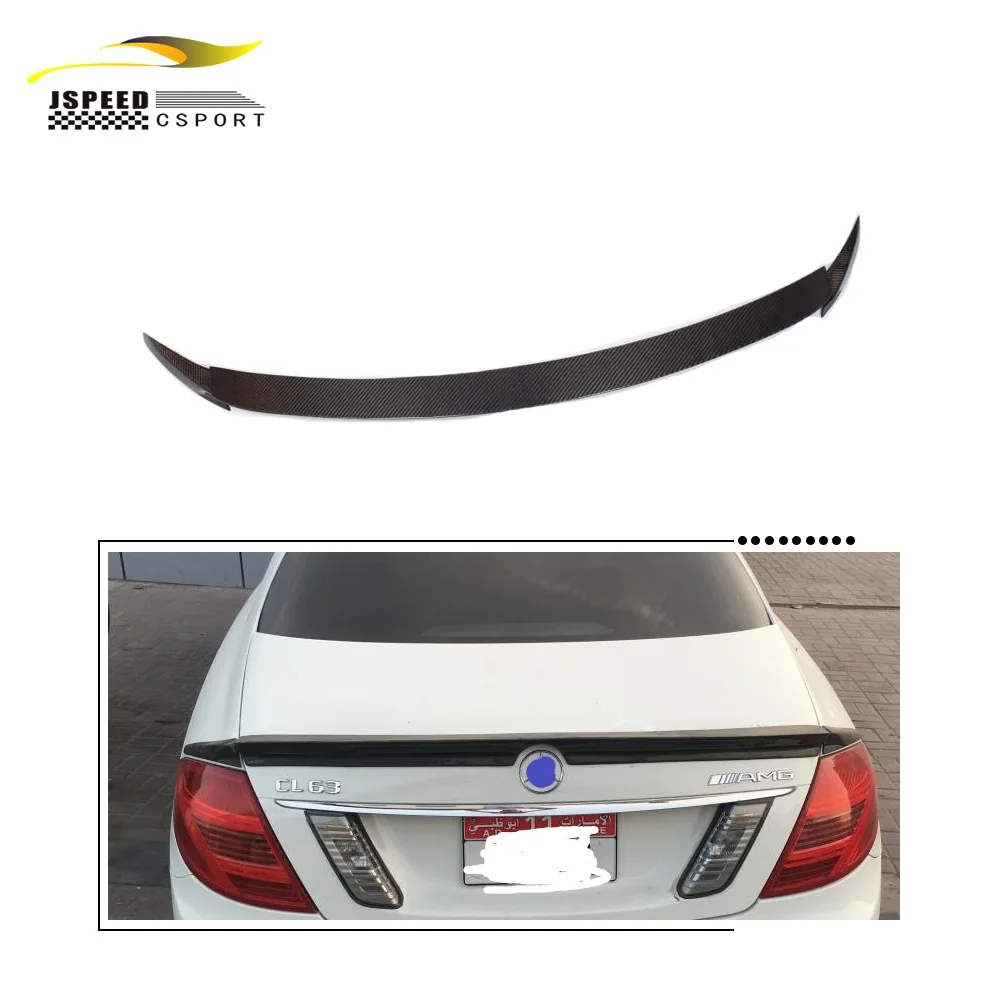 

Подходит для Mercedes-Benz Z CL W216 09, задний спойлер из углеродного волокна, крыло багажника