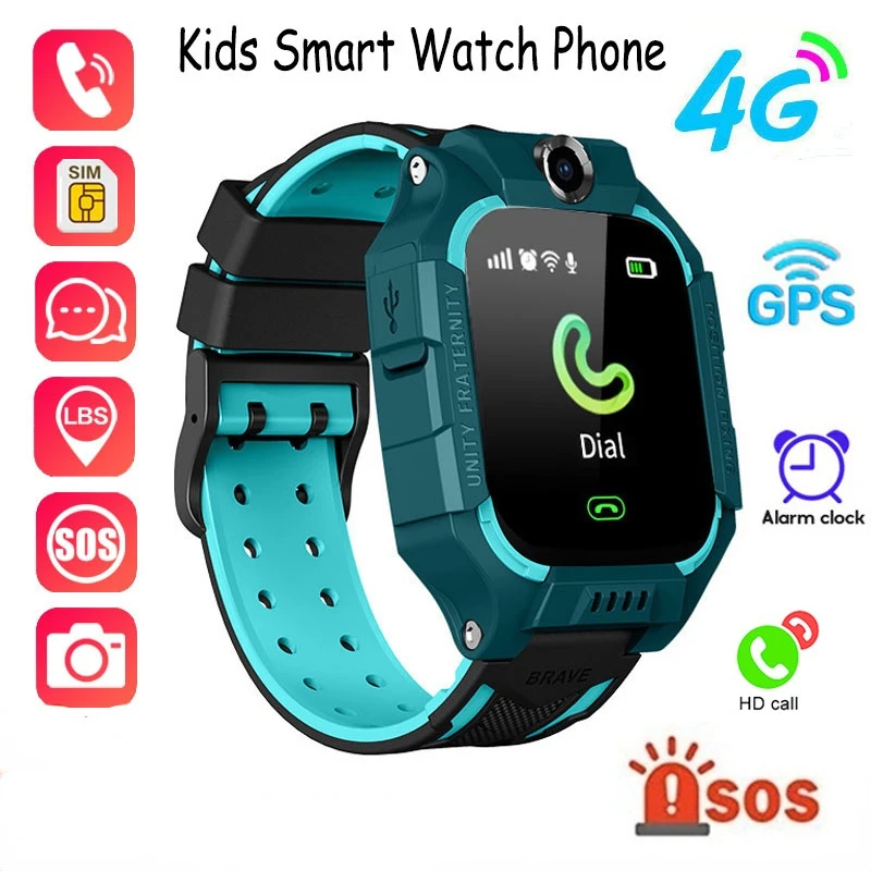 Montre intelligente étanche pour enfants, GPS, HD, appel, message vocal, haute qualité, télécommande, photo, étudiants