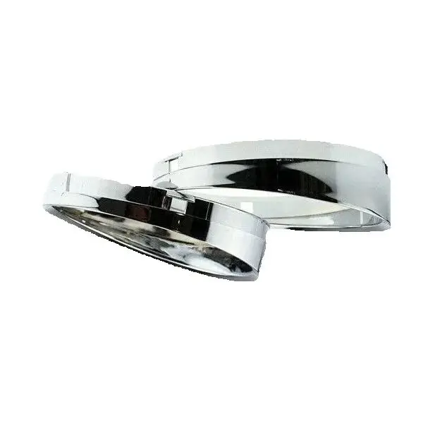 MATT CHROME Speedometer Gauge Dial Rings Bezel/Trim for BMW E60 E61 Pre-LCI M5