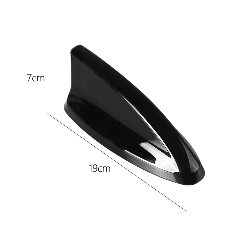 FOR 2022 2023 2024 2025 11th CIVIC Shark Fin Antenna Decorative Patch Black Cover Roof Antenna Cover Decorative Patch Cover