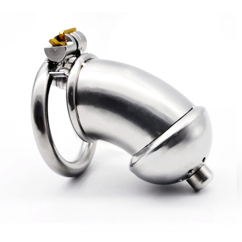 CHASTE BIRD-Dispositivo de Castidad para hombre, jaula larga de acero inoxidable 304, cinturón con anillo de bloqueo mágico oculto, juguete sexual