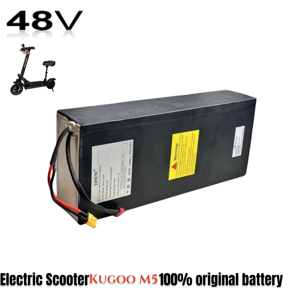 13S8P 48V 24AH لـ Kugoo M5 Kirin سكوتر كهربائي بطارية ليثيوم أصلية 1000W، 1500W مع MBS