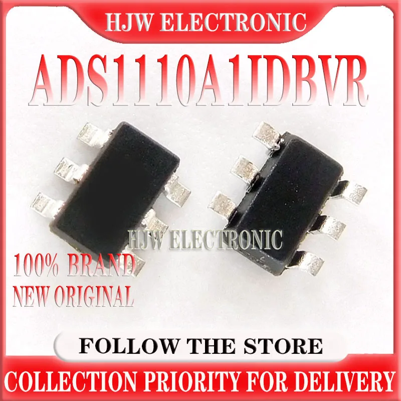 

10-100Pcs ADS1110A1IDBVR ADS1110A1IDBVR SOT-23-6 digital-to-analog converter (ADC) chip