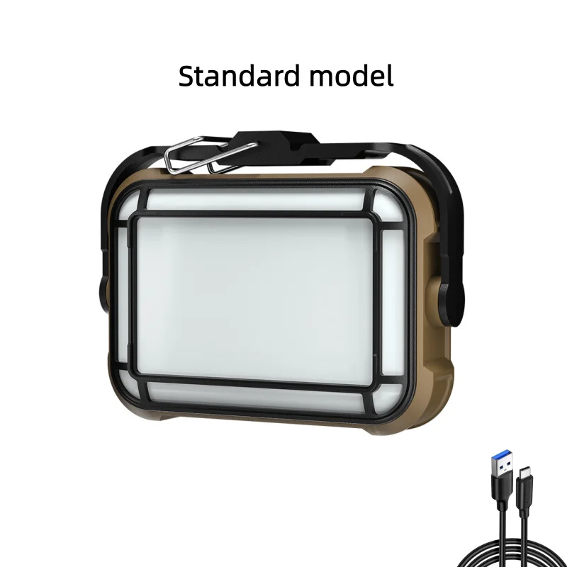 JIASHUAIXIN COB-werklamp op zonne-energie met magnetische houder en haak, schijnwerper, Type-C opladen, campinglamp