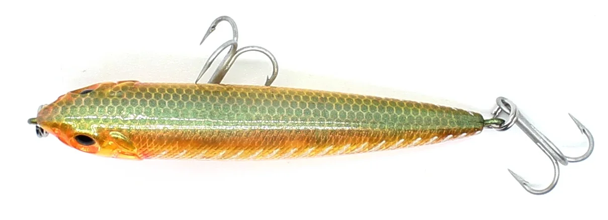 Topwater Walking The Dog 60 mm 3,4 g 105 mm 15,6 g harter Köder schwimmender Bleistiftstab Angelköder Bassoberfläche Schwimmer Wasser VMC Haken – Detail 18