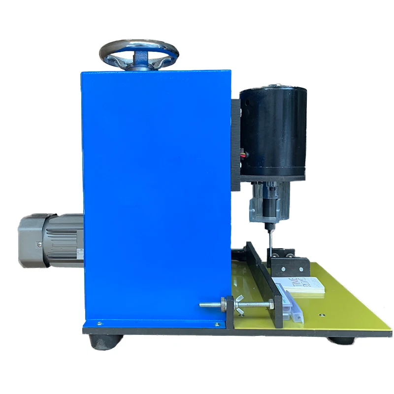 

HFJ-01 Automatic Punching Machine Is Used For Tag Handbag Plastic Sheet Cloth Leather Fast Drilling High Precision Electric Tool