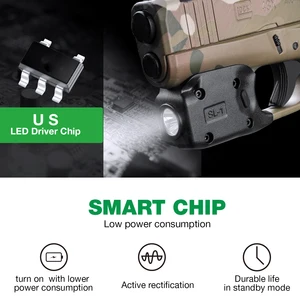 سلسلة WARRIORLAND-Mini Gun Light مع Kydex Holster ، Glock 17 ، 19 ، 43 ، 43x48 ، SIG P365XL ، Taurus G2C ، G3C ، Hellcat ، 150 ، التجويف الأيمن أعلى 8 مبيعات G2C مصباح يدوي - No3