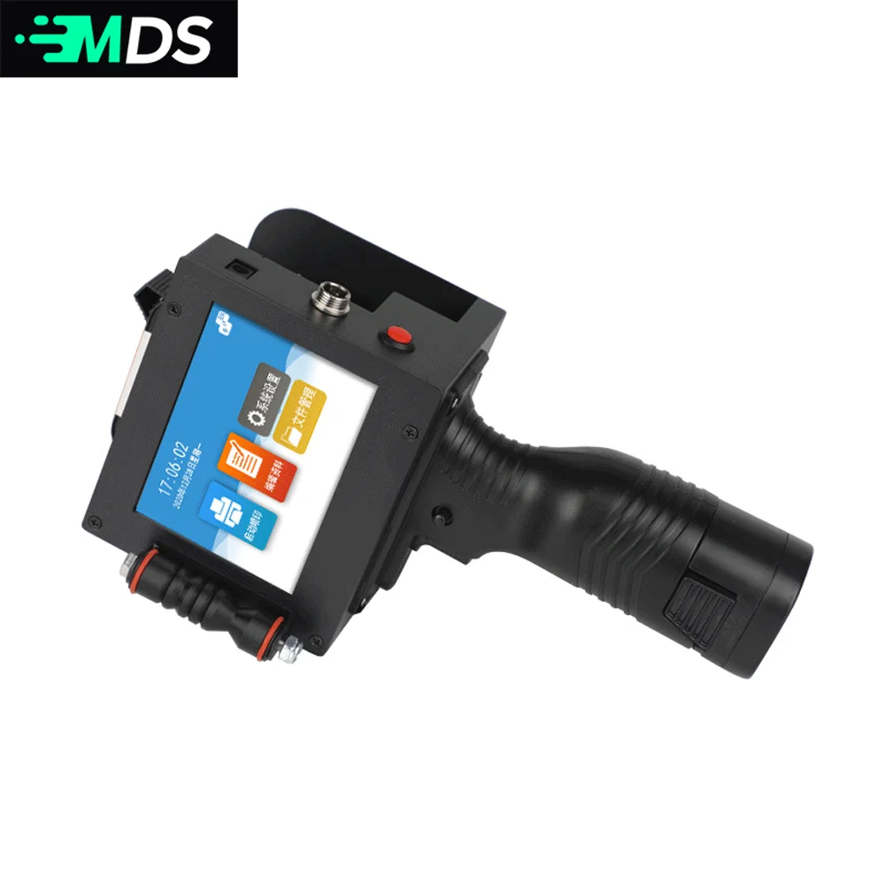 

50mm Handheld Dual Inkjet Printer with Fast Dry Ink Supports Two-Color Printing for Flex Materials for Tube Printing DTF