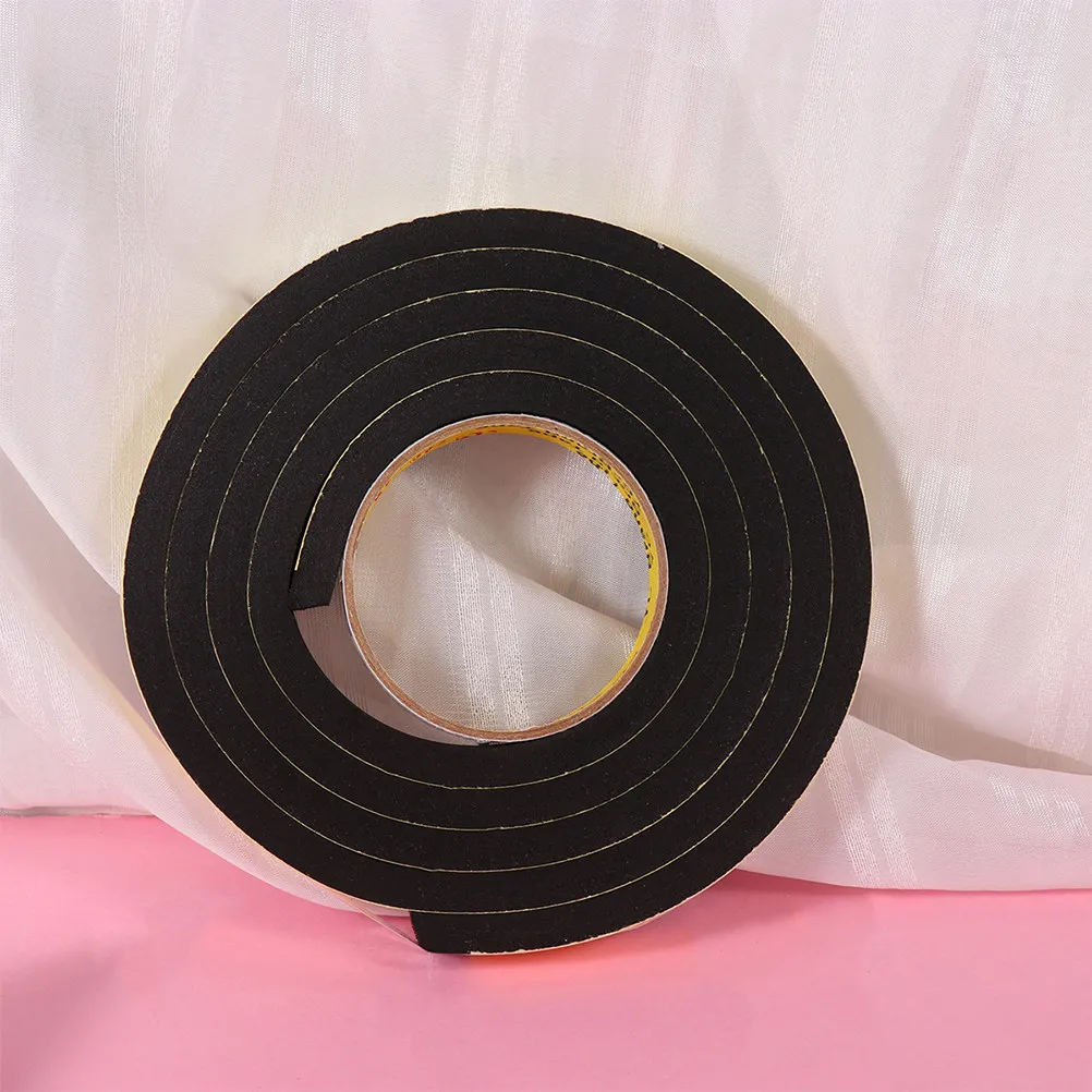 1 Roll Car Door Guard Seal Strip Eva Rubber Seal Weatherstrip Anti-Collision Scratch-Resistant Soundproofing Thermal Insulation