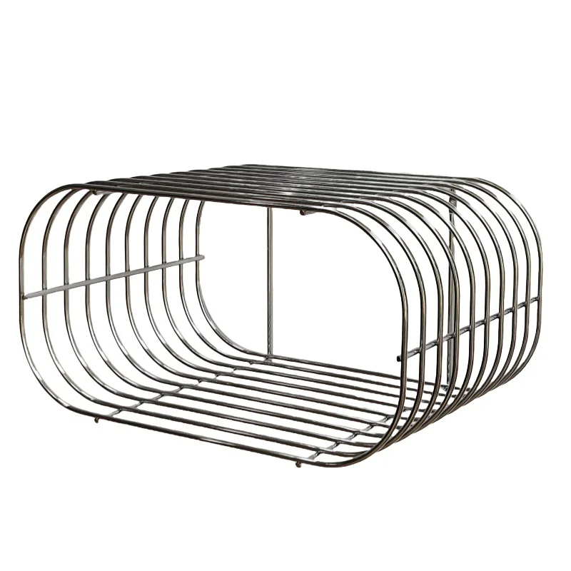 

Nordic wall ins shelf room decoration creative wall display stand stainless steel bedroom bedside wall hanging