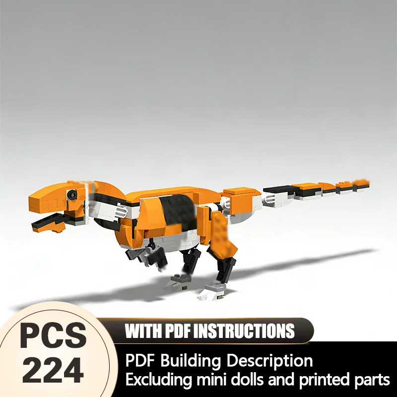 

Creators Animal Series Model MOC Building Bricks Carcharodontosaurus Modular Technology Gifts Holiday Assemble Children Toy Suit