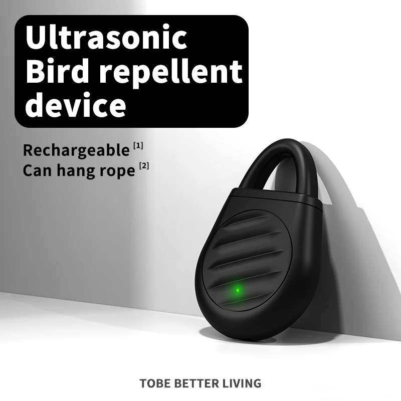 Nuevo Repelente ultrasónico de garrapatas para personas, gatos, perros, uso interior y exterior, protección antimosquitos recargable para parásitos