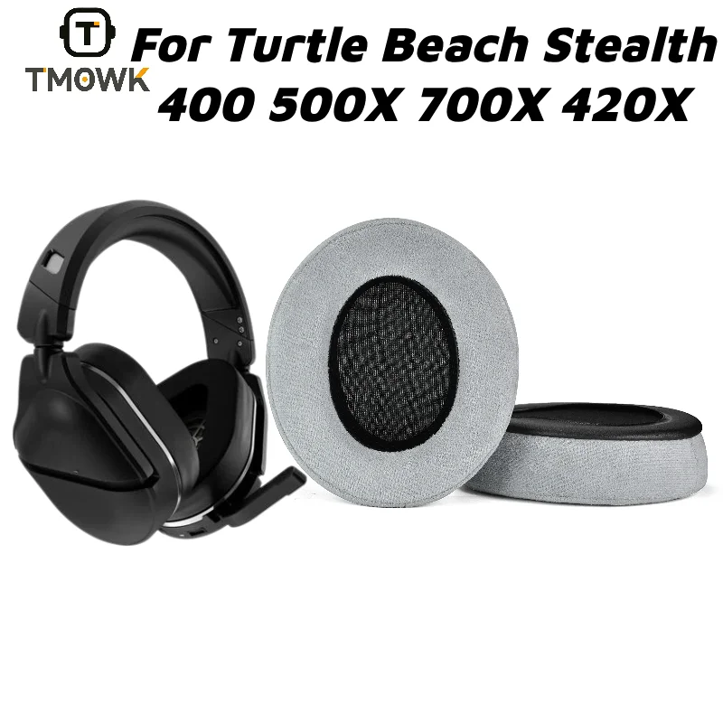 For Turtle Beach Stealth 400 500X 700X 420X Multi Platform Gaming Headset Replacement Velvet Ear Pads Comfort Cushion Covers