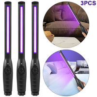 3Pcs 40 LEDs UV Sterilizer Lamp Household Handheld Portable Disinfection Light