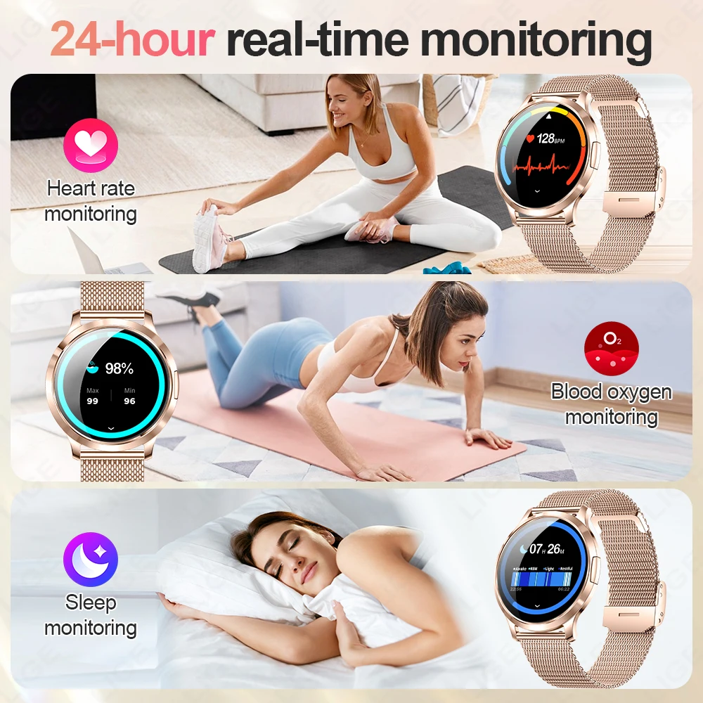 LIGE New Luxury Smart Watch Me - Luxury Watch On Wrist review and price