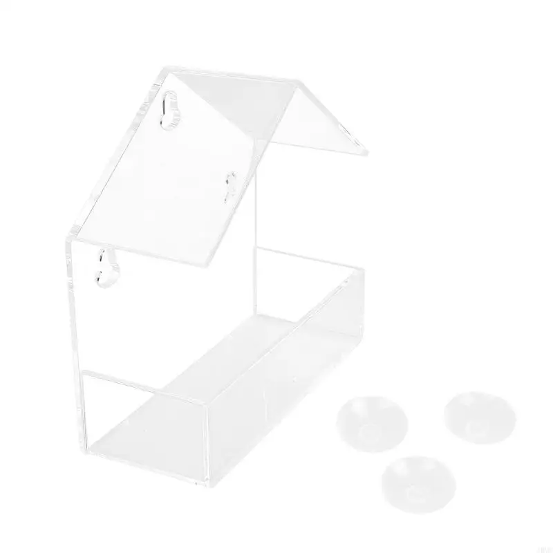 Bird Dispenser Transparents Container Effortlessly Refilling Process J0MC