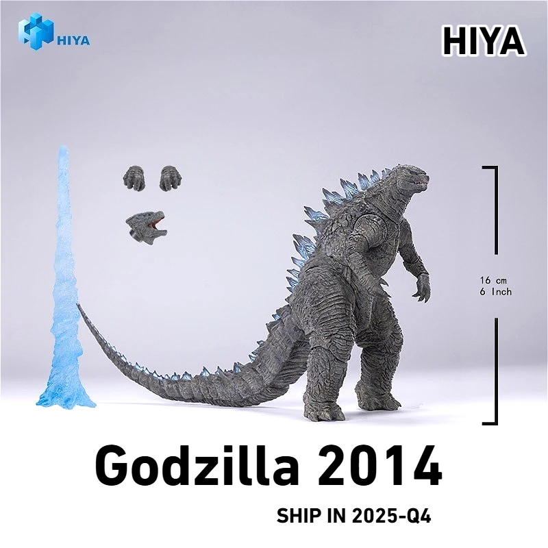 

HIYA TOYS Godzilla 2014, Atomic Breath S.H.MonsterArts, экшн-фигурка, аниме-модель, модные игрушки, настольная кукла, коллекционные предметы