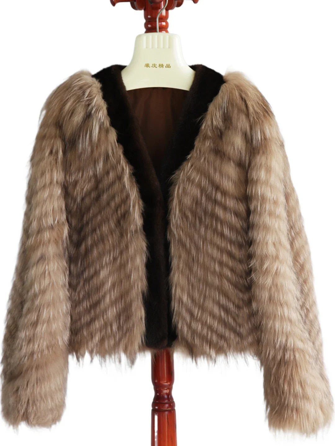 

2025 импортная серебристо-синяя куртка из лисьего меха с v-образным вырезом для молодых автомобилей, норковая куртка, меховое интегрированное пальто