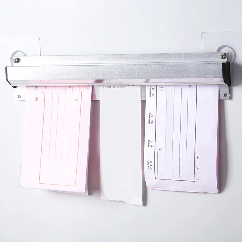 

Aluminum Alloy Kitchen Order Holder Restaurant Bill Ticket Mounted Slide Check Rail for Office Hospital Use Kitchen