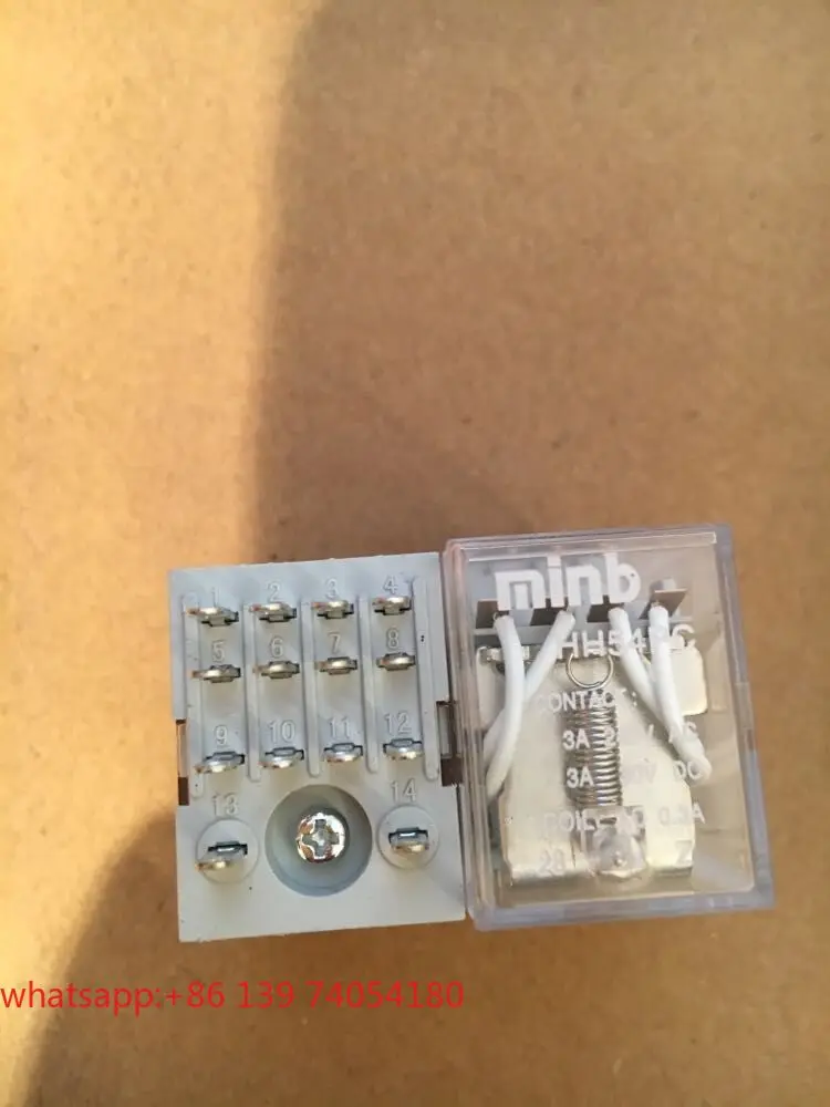 10PCS  HH52PC HH54PC Current Relay for Marine Lights 220VAC 0.3A 24 1.25A 2.7A