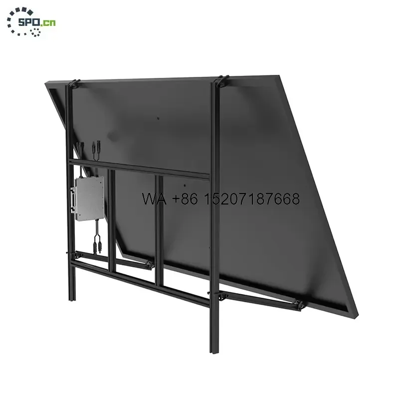 Wmwmnu 700W 800W Balcony Solar System Set Plug and Play Solar Energy System for Home Use Easy Installation Solar Panel Kit