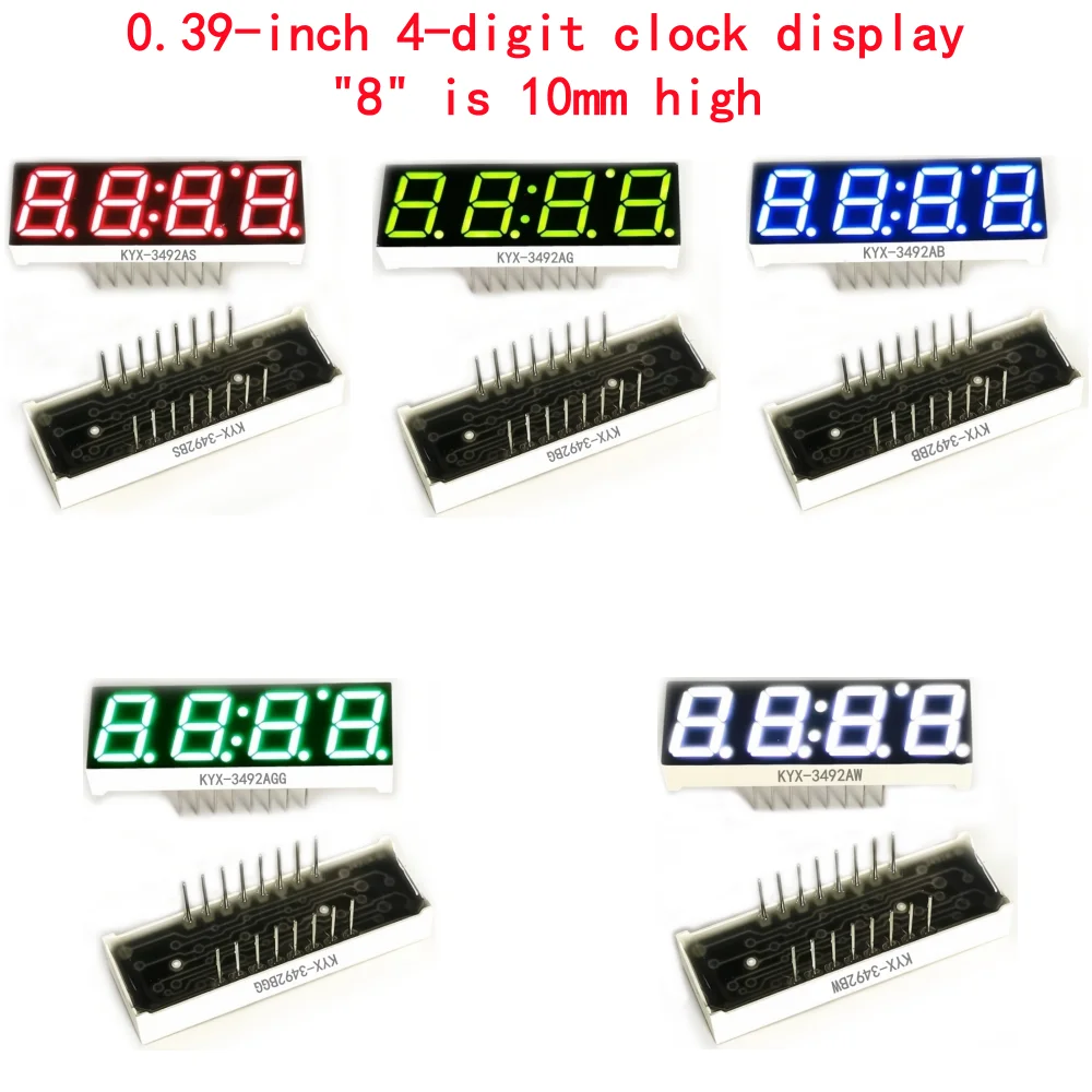 10PCS 0.39-Inch 4-D…