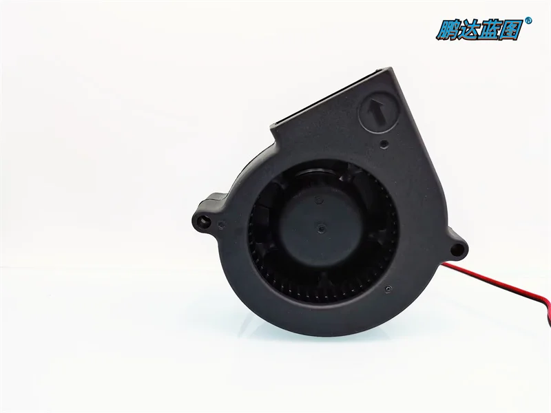 JIESAMMY ball bearing 7530 DC brushless 12V 0.1A turbo blower 7.5CM centrifugal fan 75*75*30MM