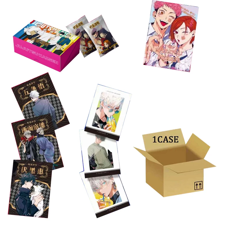 Whoesale Jujutsu Kaisen Collection Card Booster Box One Card Society Same Person Exquisite Colour Gift Box 1 Case Of Game Cards