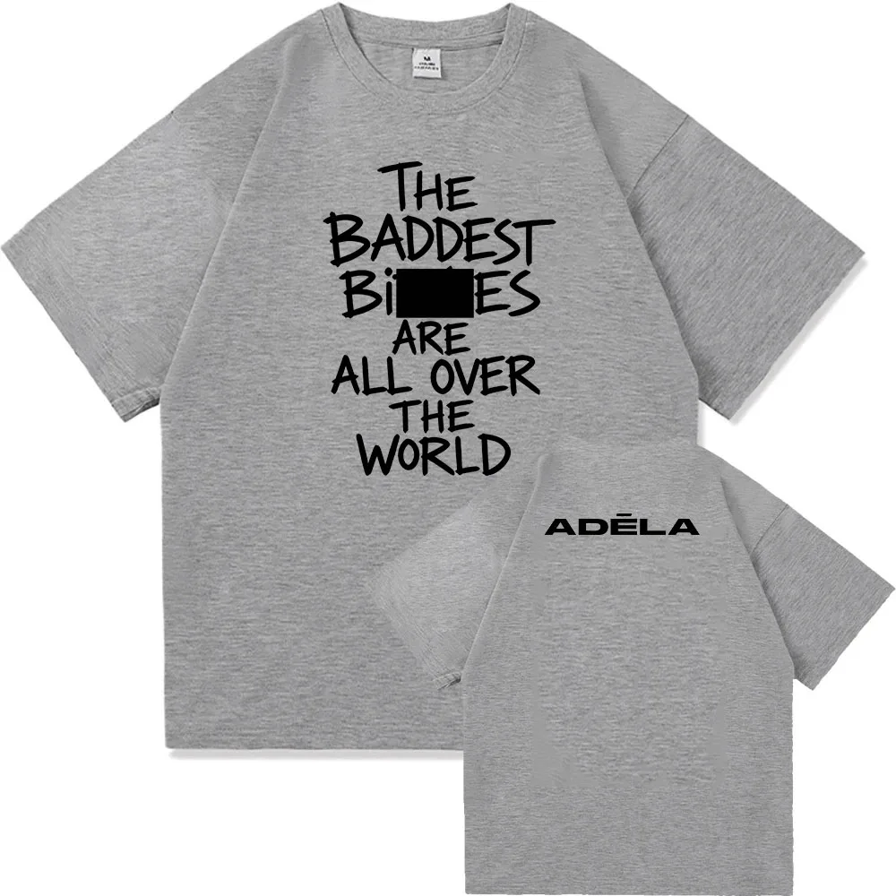 Adela ADÉLA T-Shirts, Sommer, kurzärmelig, lässiges T-Shirt, Streetwear, Unisex, lässige Mode, Baumwolle, bedruckte T-Shirts für Damen und Herren. – Detail 9