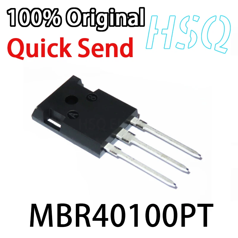 

5PCS MBR40100PT 40100PT New Imported Spot TO-247 40A 100V Schottky Rectifier Diode