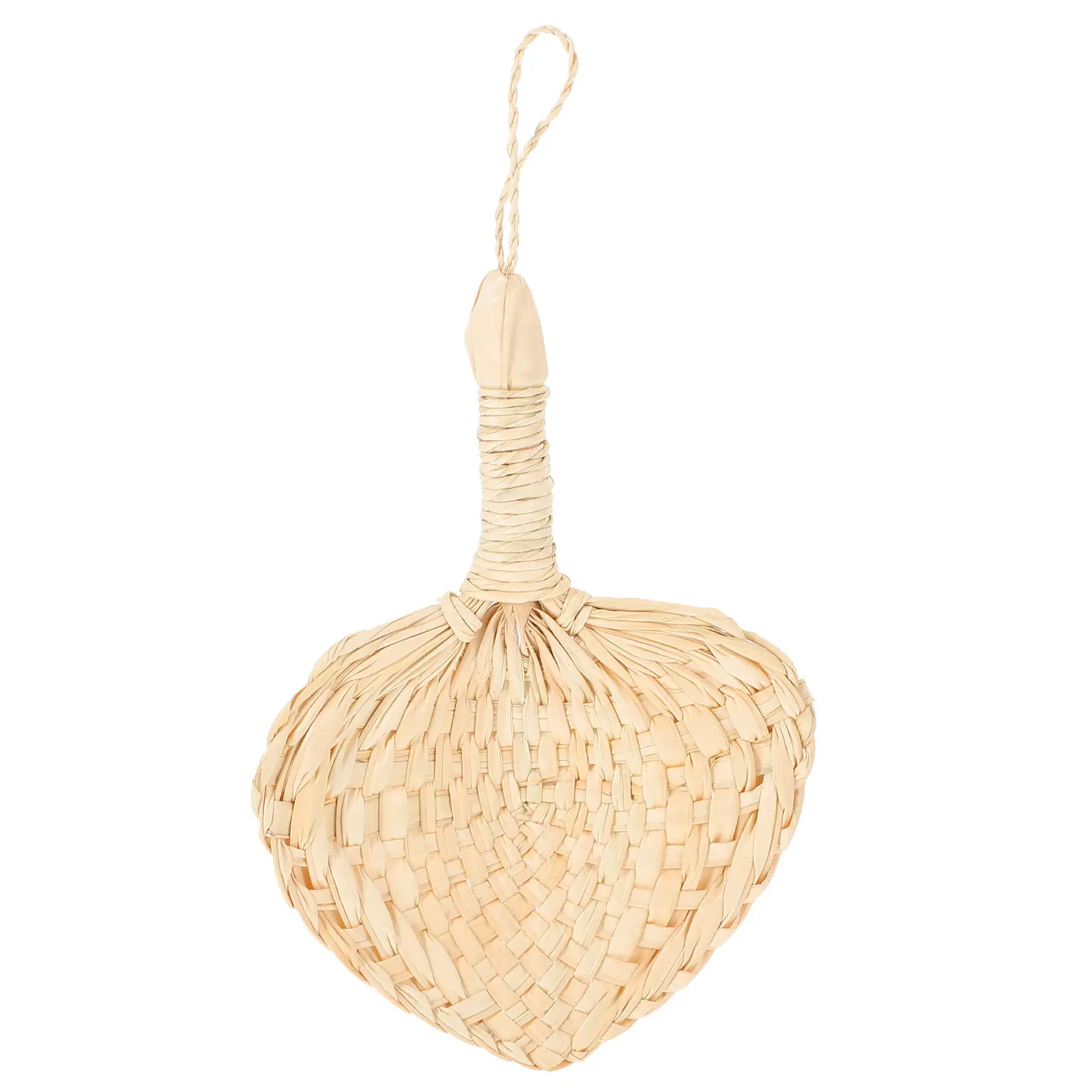 Abanico de Hojas de Palma Naturales, Hecho a Mano, Estilo Chino Tejido, Abanico Ligero para el Verano, Decorativo para Fiestas y Bodas