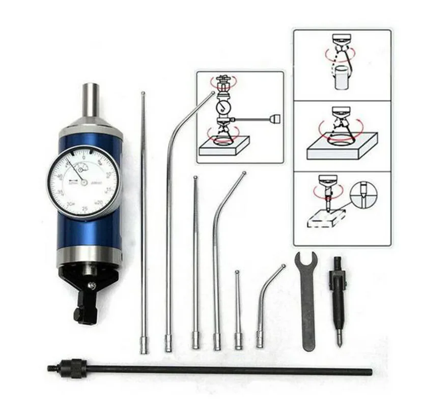 1Set Coaxial Centering Indicator Co-Ax Precision Mill Machine Test Dial CNC Milling / Lathe Machine Accessories