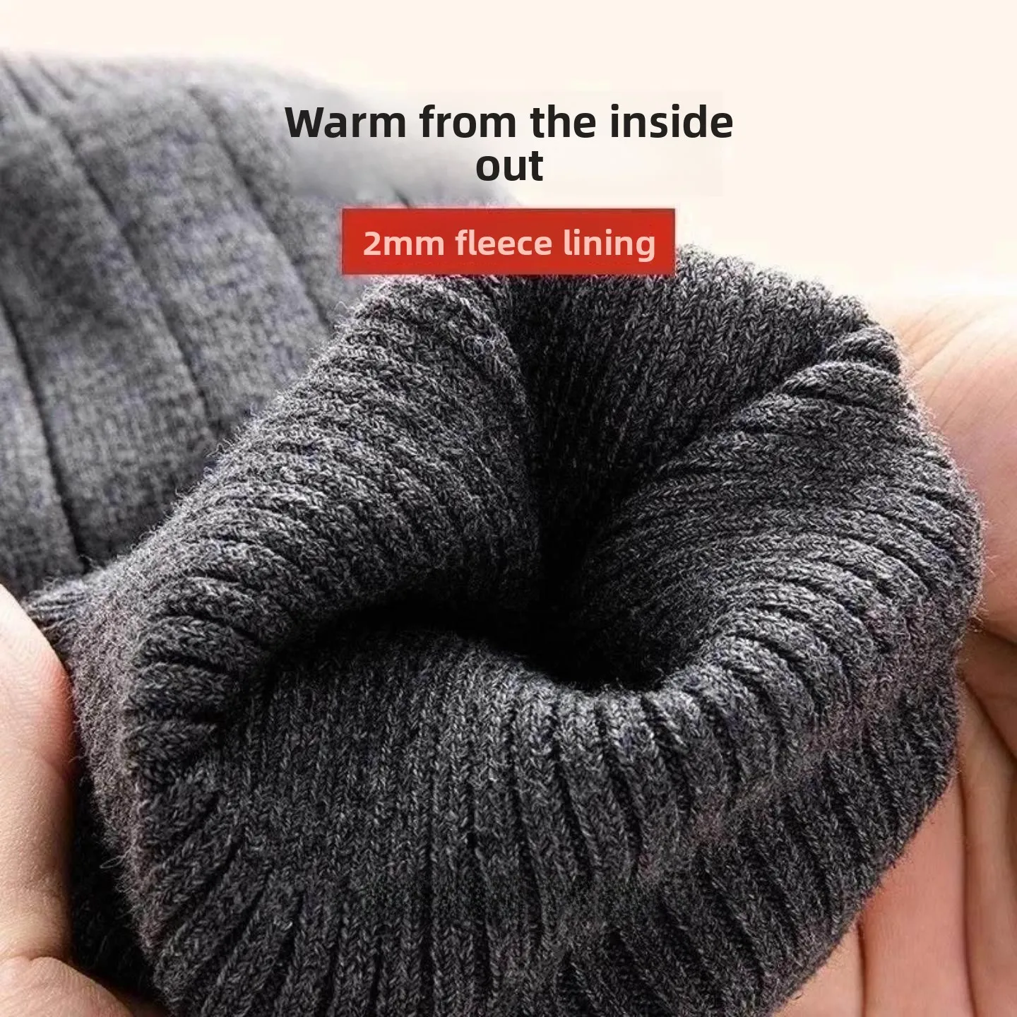 Thickened Winter Knee Pads Unisex Warm Long Elderly Knee Protector Joint Cover Elderly People's Long Knee Pads Leg Warmers