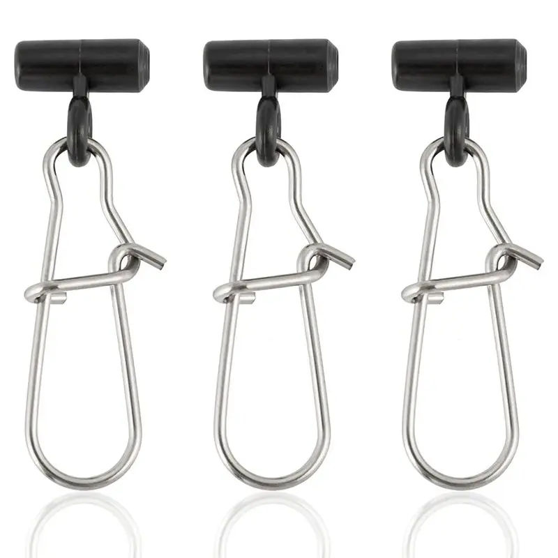 B48B-Sinker Slides For Fishing, Sinker Weight Slider Line Slide Sleeve Swivel Duo Lock Snaps For Bottom For Fishing Finder
