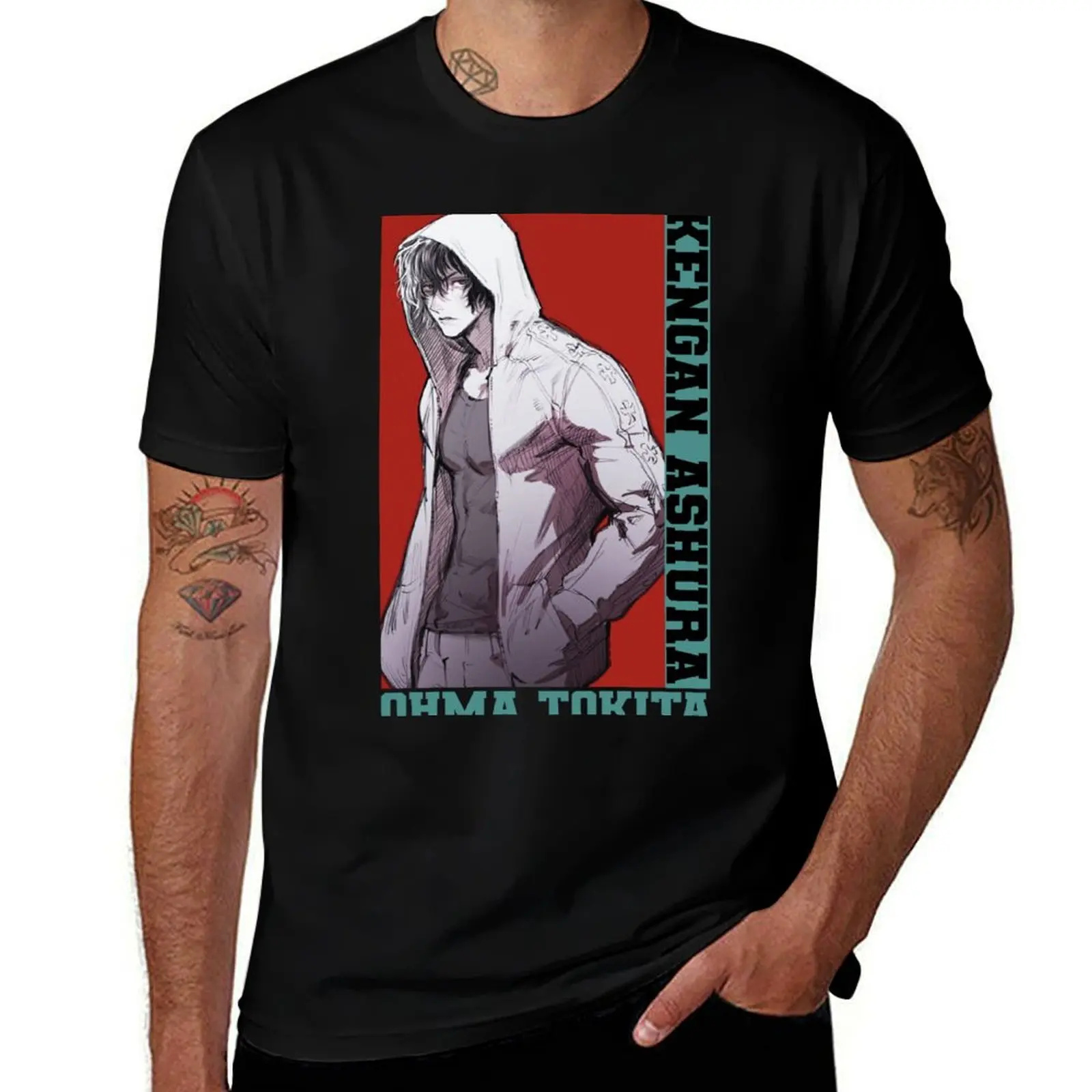 

Ohma Tokita - Kengan Ashura T-Shirt man t shirts for men funny t shirts cotton