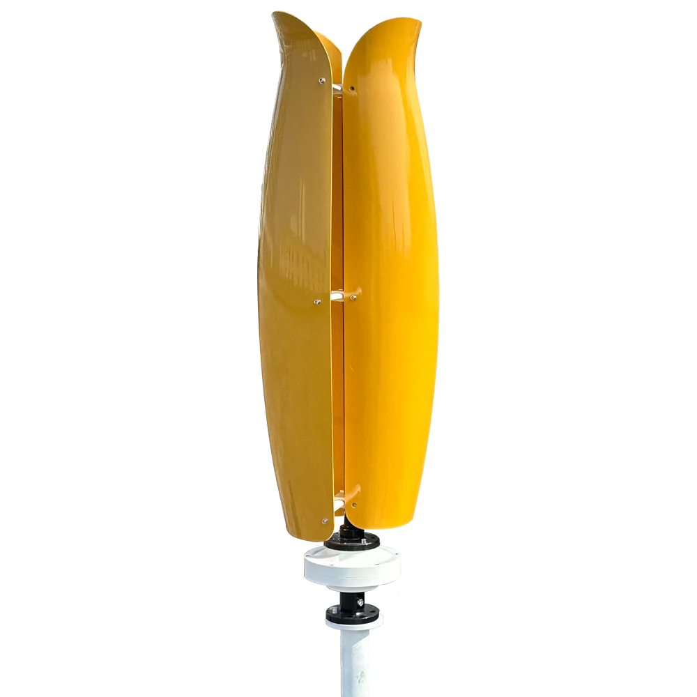 Silent Tulip Flower Vertical Axis Wind Turbine 500W 3KW Generator 12V 24V 48V Off-Grid Air Energy Power System for Home Use