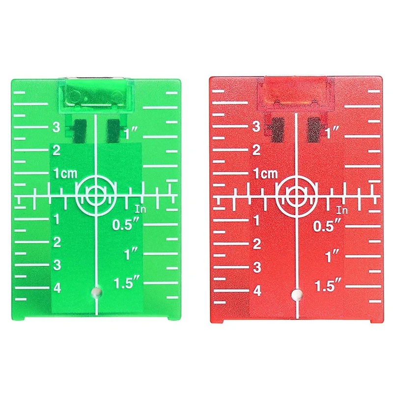 1 Pc Lasers-Target Card Plate For Lasers-Level Target Plate Inch/Cm