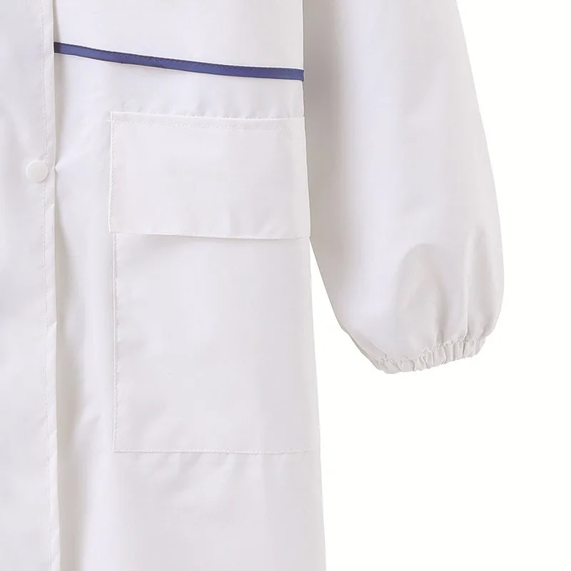 Long trench coat, new outdoor hooded raincoat view 4