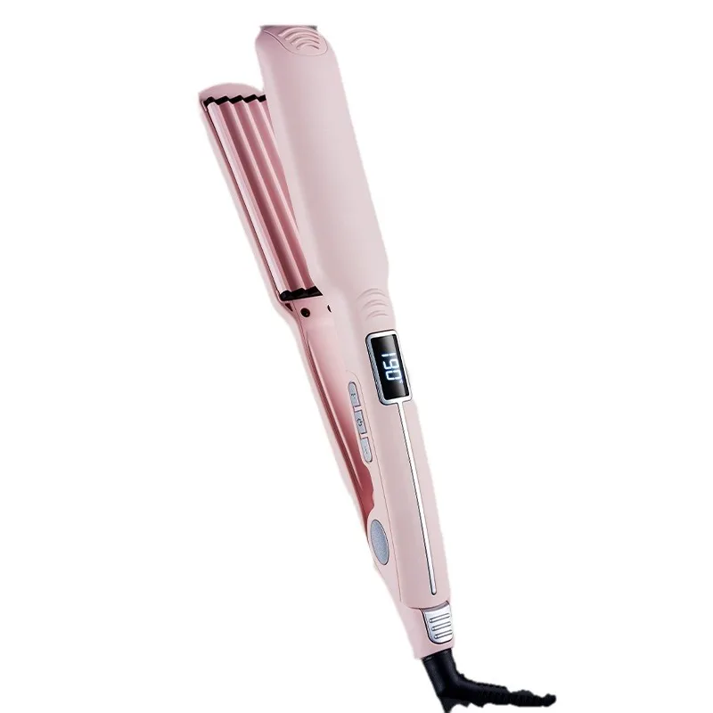 

Fluffy Splint Pad Hair Roots PSE Certified Digital LCD H Air Straightener Corn Iron Straight Plate Clamp Hair Straightener Combs