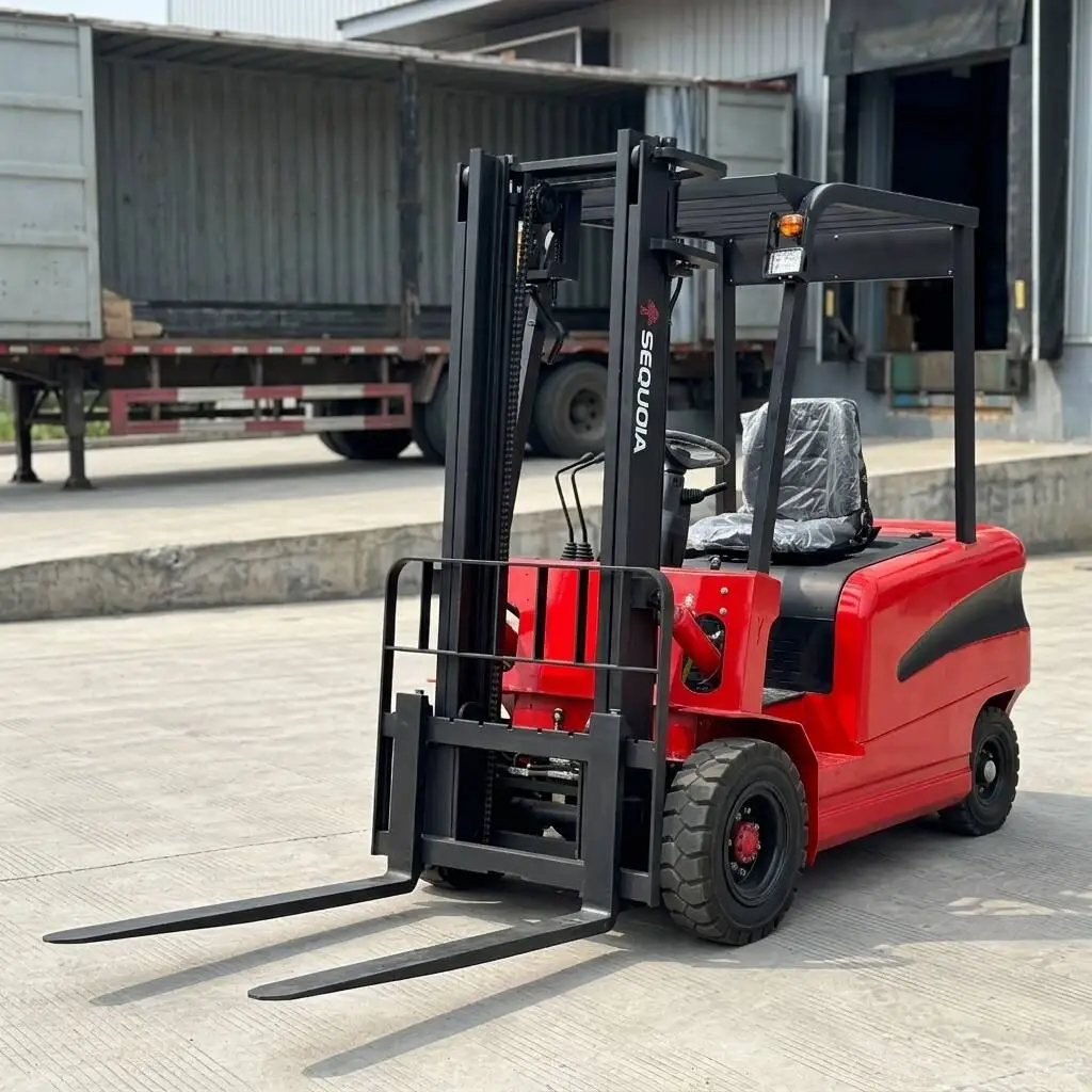 Portable 2 Ton Electric Mini Forklift Truck Small Rough Terrain Lift Truck for Industrial Loading and Material Handling Pro