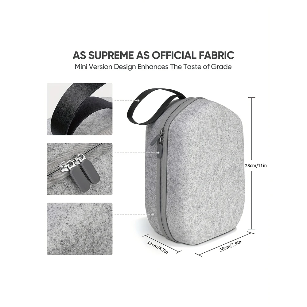 Hard Suitcase Compatible with Oculus Quest 2 Basic/Elite VR Game Headphones and Touch Controller Accessories